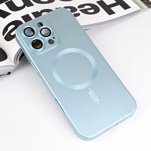Futrola - maska Magsafe Chrome za iPhone 16 Pro Max 6.9 plava.