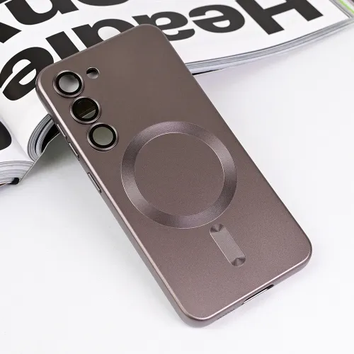 Futrola - maska Magsafe Chrome za Samsung S911B Galaxy S23 5G siva.