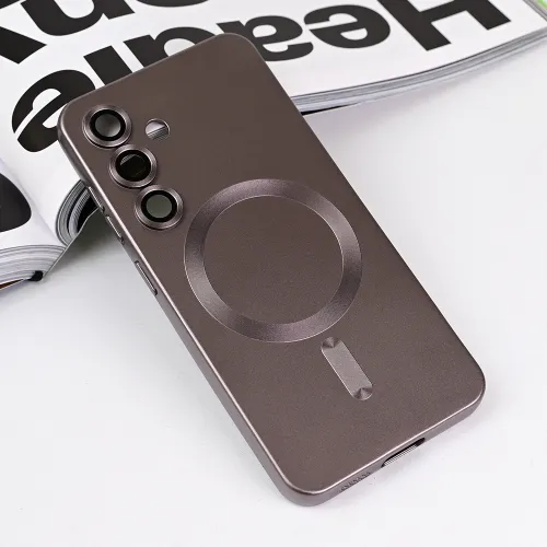 Futrola - maska Magsafe Chrome za Samsung S921B Galaxy S24 siva.