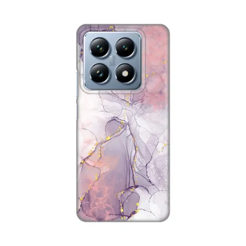 Silikonska futrola - maska print za Xiaomi 14T Pro Pink Marble.