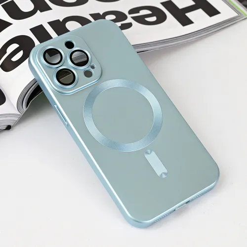 Futrola - maska Magsafe Chrome za iPhone 13 Pro 6.1 plava.