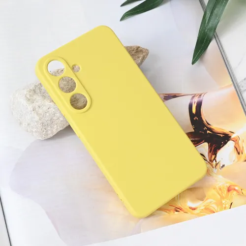 Futrola - maska Teracell Soft Velvet za Samsung S931 Galaxy S25 zuta.