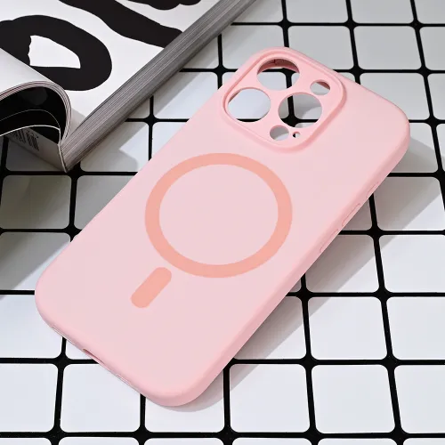 Futrola - maska Magsafe Pure color za iPhone 16 Pro 6.3 roze.