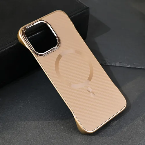 Futrola - maska Magsafe Carbon za iPhone 15 Pro Max 6.7 braon.