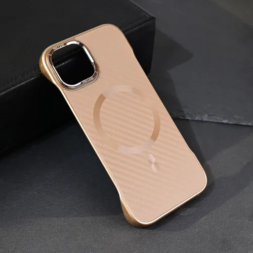 Futrola - maska Magsafe Carbon za iPhone 13 6.1 braon.