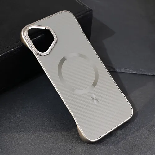 Futrola - maska Magsafe Carbon za iPhone 16 Plus 6.7 siva.