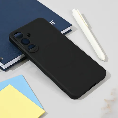 Futrola - maska Teracell Giulietta Magsafe za Samsung S936 Galaxy S25 Plus crna.