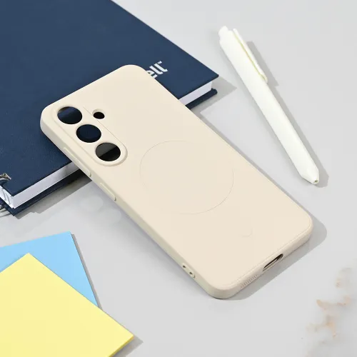 Futrola - maska Teracell Giulietta Magsafe za Samsung S931 Galaxy S25 bela.