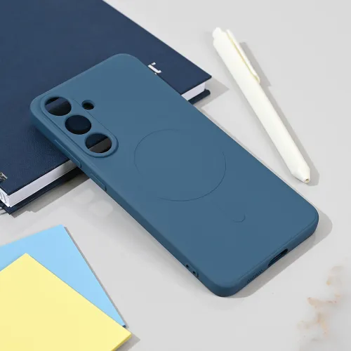 Futrola - maska Teracell Giulietta Magsafe za Samsung S936 Galaxy S25 Plus plava.