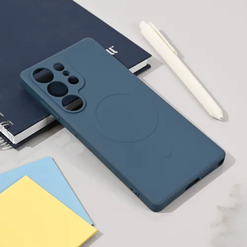 Futrola - maska Teracell Giulietta Magsafe za Samsung S938 Galaxy S25 Ultra plava.