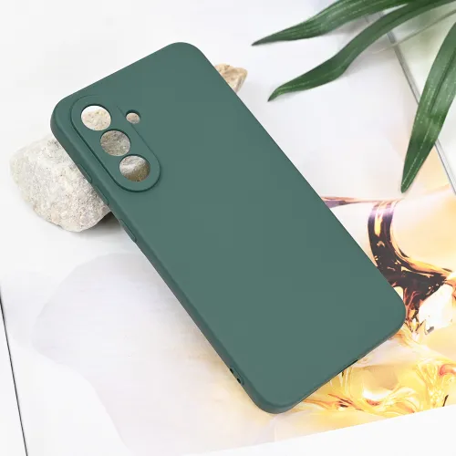 Futrola - maska Teracell Soft Velvet za Samsung A566 Galaxy A56 5G tamno zelena.