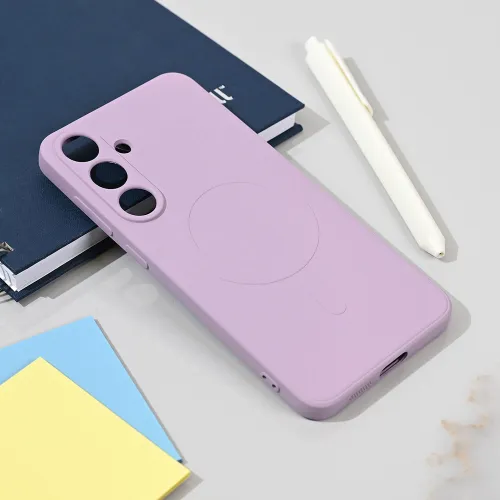 Futrola - maska Teracell Giulietta Magsafe za Samsung S936 Galaxy S25 Plus ljubicasta.