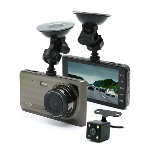 Auto kamera T719TP dual lens crna (MS).