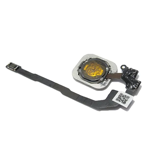 Flet kabl za iPhone 5S sa home tasterom + home dugme belo (MS).