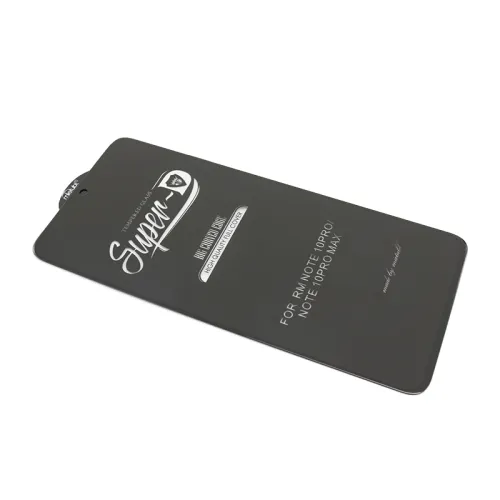 Zaštino staklo (glass) 11D za Xiaomi Redmi Note 10 Pro/Redmi Note 10 Pro Max SUPER D crna (MS).
