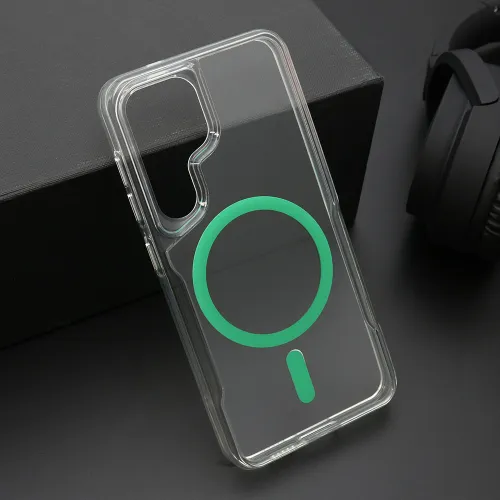 Futrola - maska AURA MagSafe za Samsung S921 Galaxy S24 5G zelena (MS).