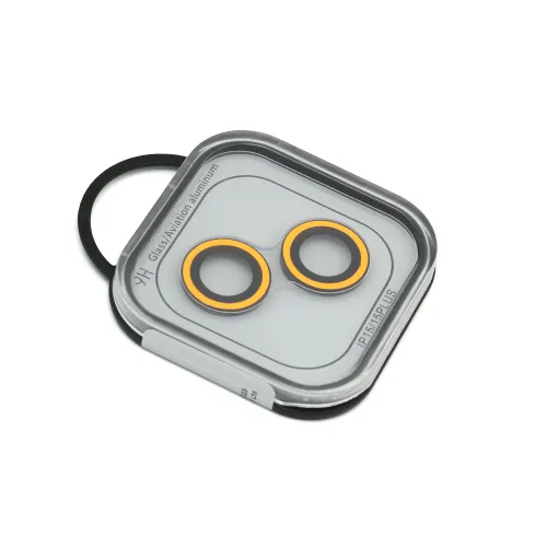 Folija za zastitu kamere GLASS LUXO za iPhone 15 (6.1)/15 Plus (6.7) zuta (MS).