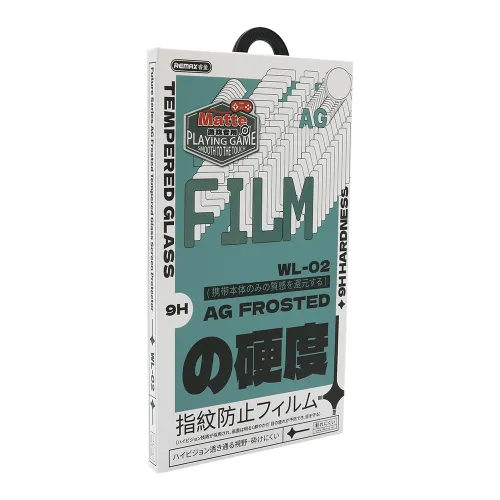 Zaštitna folija Remax GLASS 9H GAMING mat AG WL-02 za iPhone 15 (6.1)/iPhone 16 (6.1) (MS).