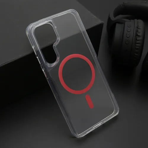 Futrola - maska AURA MagSafe za Samsung S721B Galaxy S24 FE crvena (MS).
