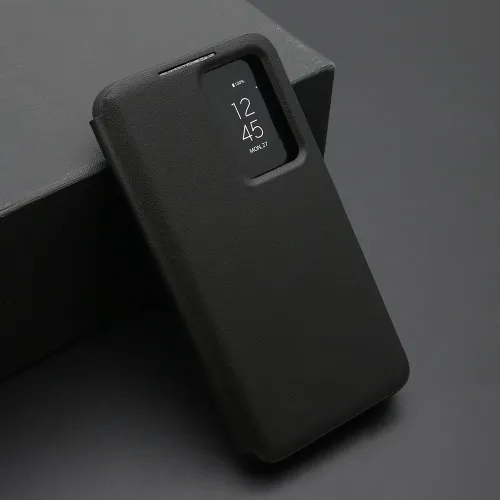 Futrola - maska BI FOLD Smart Window za Samsung Galaxy S22 5G crna (MS).