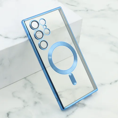 Futrola - maska CAMERA PROTECT MagSafe za Samsung S928 Galaxy S24 Ultra 5G plava (MS).