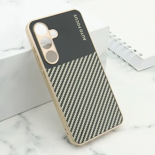 Futrola - maska CARBON LINES za Samsung S921 Galaxy S24 5G zlatna (MS).