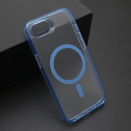 Futrola - maska COLOR FRAME za iPhone 16E (6.1) plava (MS).