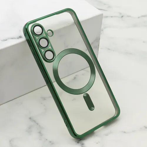 Futrola - maska CAMERA PROTECT MAGSAFE za Samsung S931 Galaxy S25 5G zelena (MS).