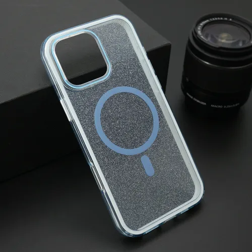 Futrola - maska CRYSTAL MagSafe za iPhone 16 Pro Max (6.9) plava (MS).