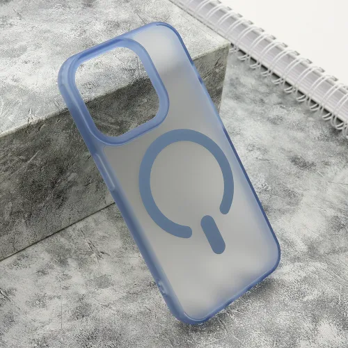 Futrola - maska BLURRY MagSafe za iPhone 15 Pro (6.1) plava (MS).