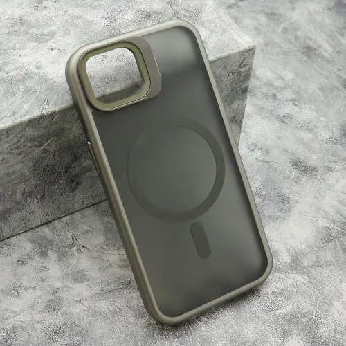 Futrola - maska DARK DROP MagSafe za iPhone 16E (6.1) siva (MS).