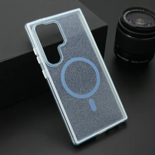 Futrola - maska CRYSTAL MagSafe za Samsung S928 Galaxy S24 Ultra 5G plava (MS).