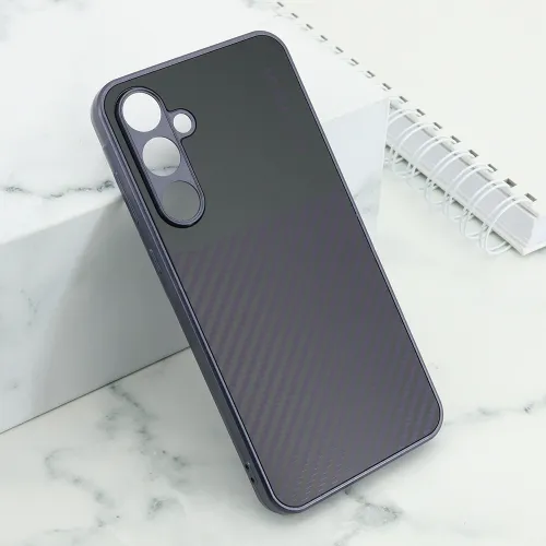 Futrola - maska CARBON LINES za Samsung A556 Galaxy A55 5G ljubicasta (MS).