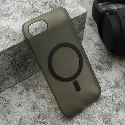 Futrola - maska CLOUD MagSafe za iPhone 16E (6.1) crna (MS).