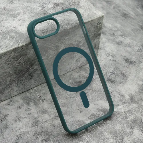 Futrola - maska BORDER MagSafe za iPhone 16E (6.1) zelena (MS).