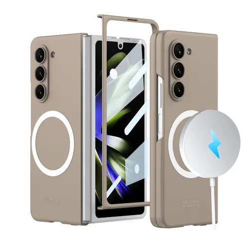 Futrola - maska COLOR MagSafe za Samsung Galaxy Z Fold 6 5G zlatna (GKK case) (MS).