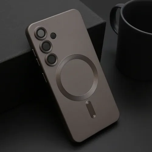 Futrola - maska ELEGANT MAGSAFE za Samsung S931 Galaxy S25 5G siva (MS).