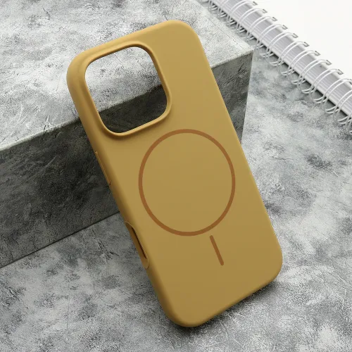 Futrola - maska FLEX MagSafe za iPhone 16 Pro (6.3) zlatna (MS).
