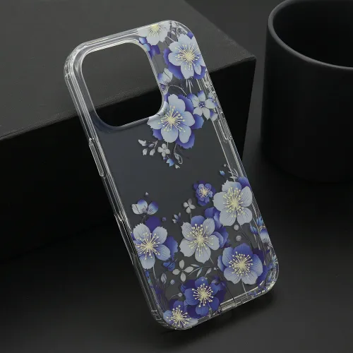 Futrola - maska FLOWER za iPhone 16 Pro (6.3) DZF8 (MS).