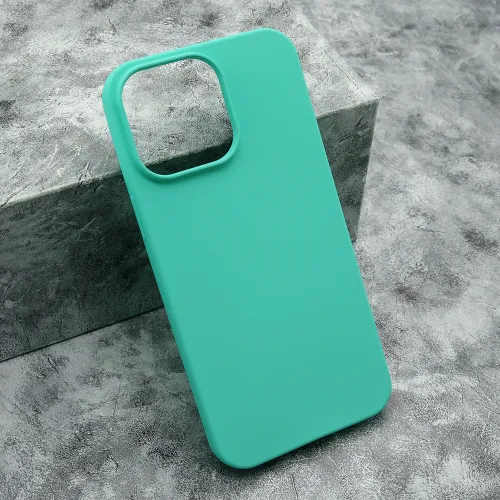 Futrola - maska GENTLE COLOR za iPhone 15 Pro Max (6.7) tirkizna (MS).