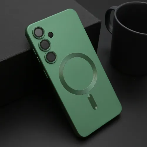 Futrola - maska ELEGANT MAGSAFE za Samsung S936 Galaxy S25 Plus 5G zelena (MS).