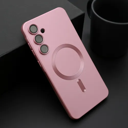 Futrola - maska ELEGANT MAGSAFE za Samsung A556 Galaxy A55 5G roze (MS).