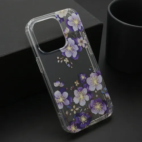 Futrola - maska FLOWER za iPhone 14 Pro (6.1) DZF7 (MS).