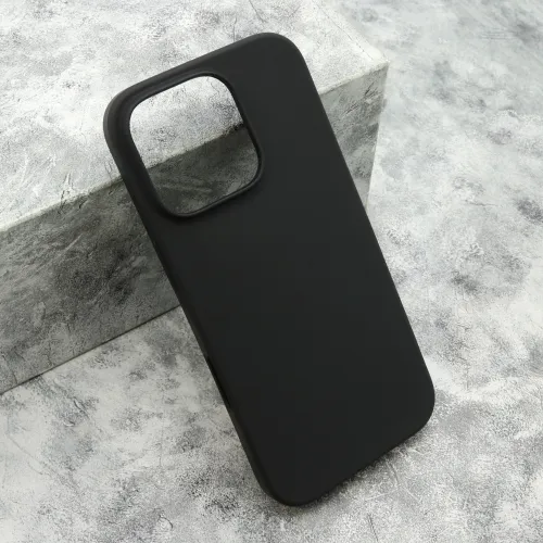 Futrola - maska GENTLE COLOR za iPhone 16 Pro (6.3) crna (MS).