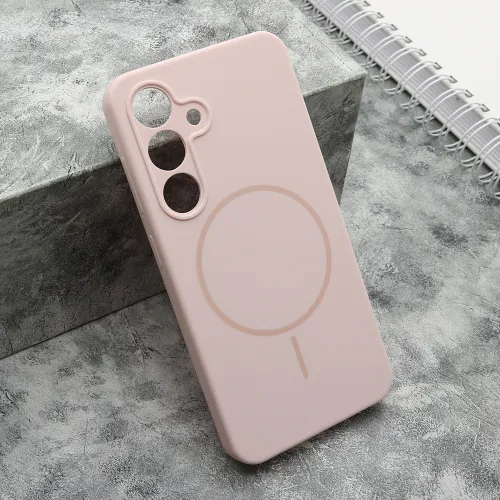 Futrola - maska FLEX MagSafe za Samsung S921 Galaxy S24 5G roze (MS).