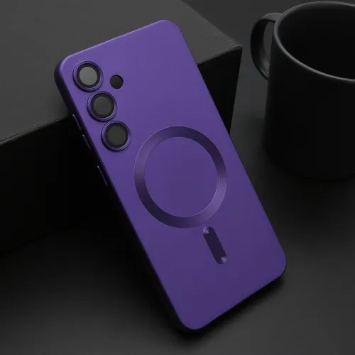 Futrola - maska ELEGANT MAGSAFE za Samsung S931 Galaxy S25 5G ljubicasta (MS).