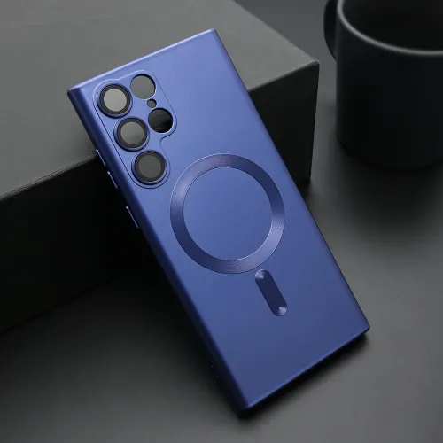 Futrola - maska ELEGANT MAGSAFE za Samsung Galaxy S22 Ultra 5G plava (MS).