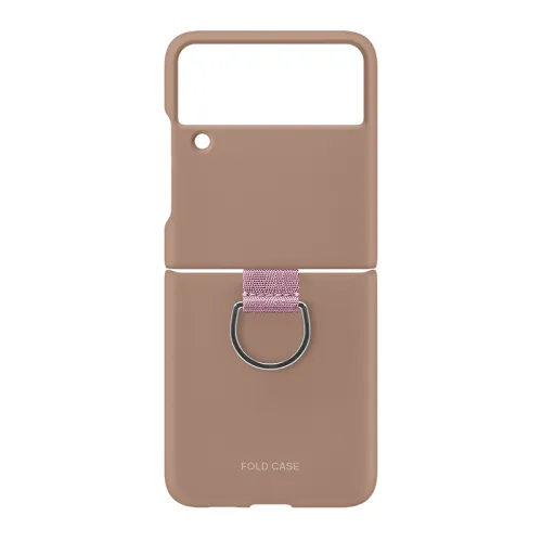 Futrola - maska Elegant Fold design za Samsung F721B Samsung F721 Galaxy Z Flip 4 roze (MS).