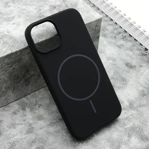 Futrola - maska FLEX MagSafe za iPhone 14 (6.1) crna (MS).