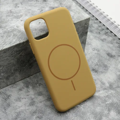 Futrola - maska FLEX MagSafe za iPhone 11 (6.1) zlatna (MS).